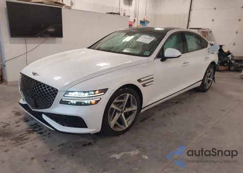 2023 Genesis G80 2.5T Awd из США, поврежденный, VIN KMTGA4SCXPU156853